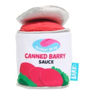 NWT Bark Canned Barry Sauce Dog Toy